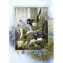 نخ و نقشه تابلو فرش کد 38 طرح عندلیب