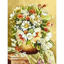 نخ و نقشه تابلو فرش کد 51 طرح آنتوریوم