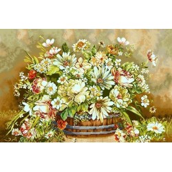 نخ و نقشه تابلو فرش کد 56 طرح ماریا