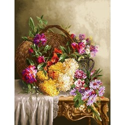 نخ و نقشه تابلو فرش کد 57 طرح آندریو