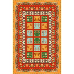 نخ و نقشه گلیم کد 1