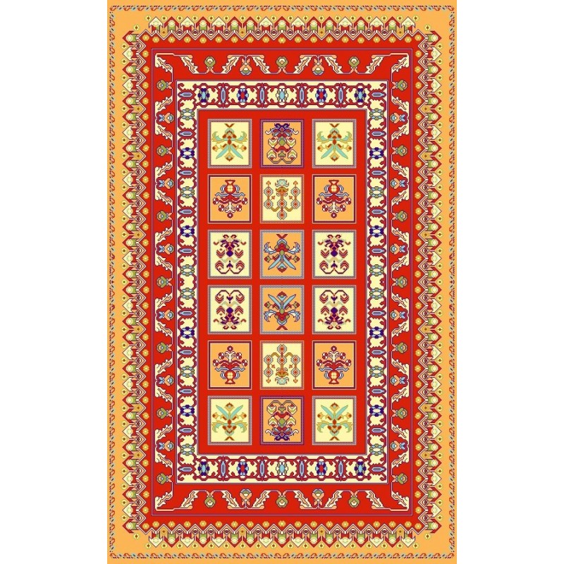 نخ و نقشه گلیم کد 4