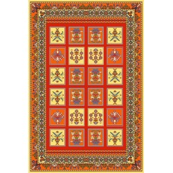 نخ و نقشه گلیم کد 10