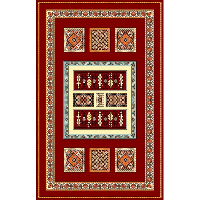 نخ و نقشه گلیم کد 12