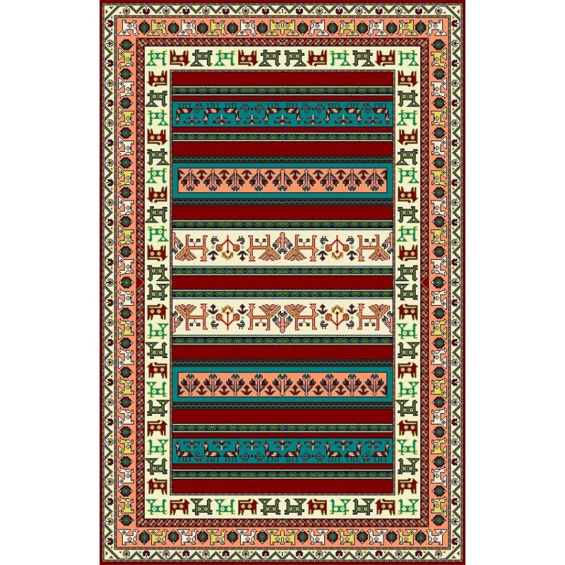 نخ و نقشه گلیم کد 14