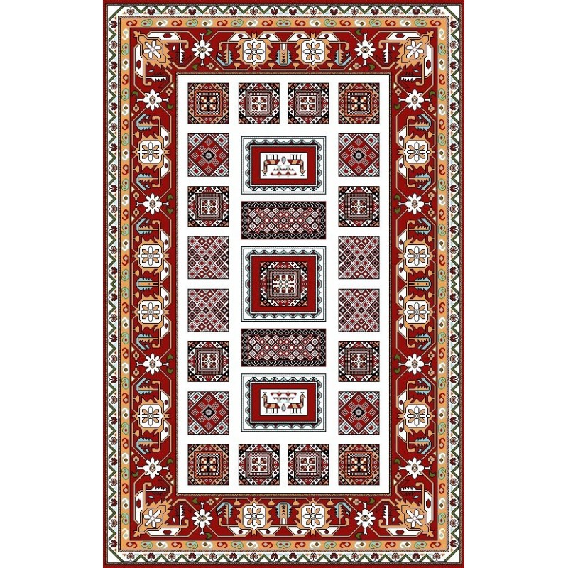 نخ و نقشه گلیم کد 15