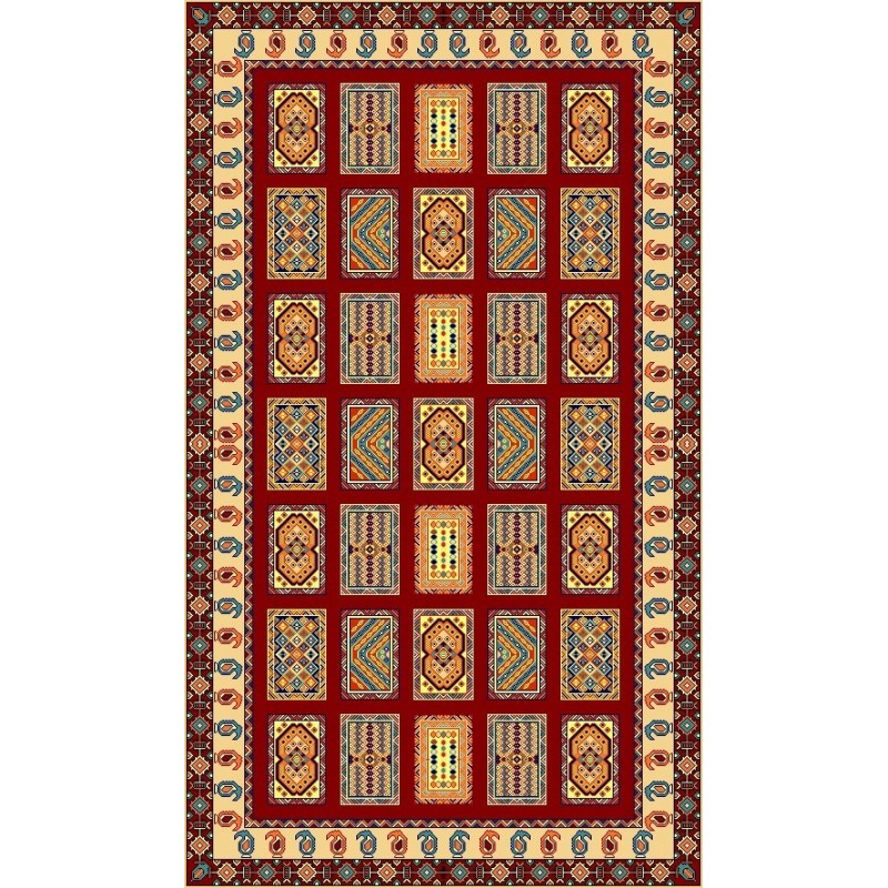 نخ و نقشه گلیم کد 28