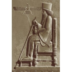 نخ و نقشه تابلو فرش ایرانی کد-16 کوروش