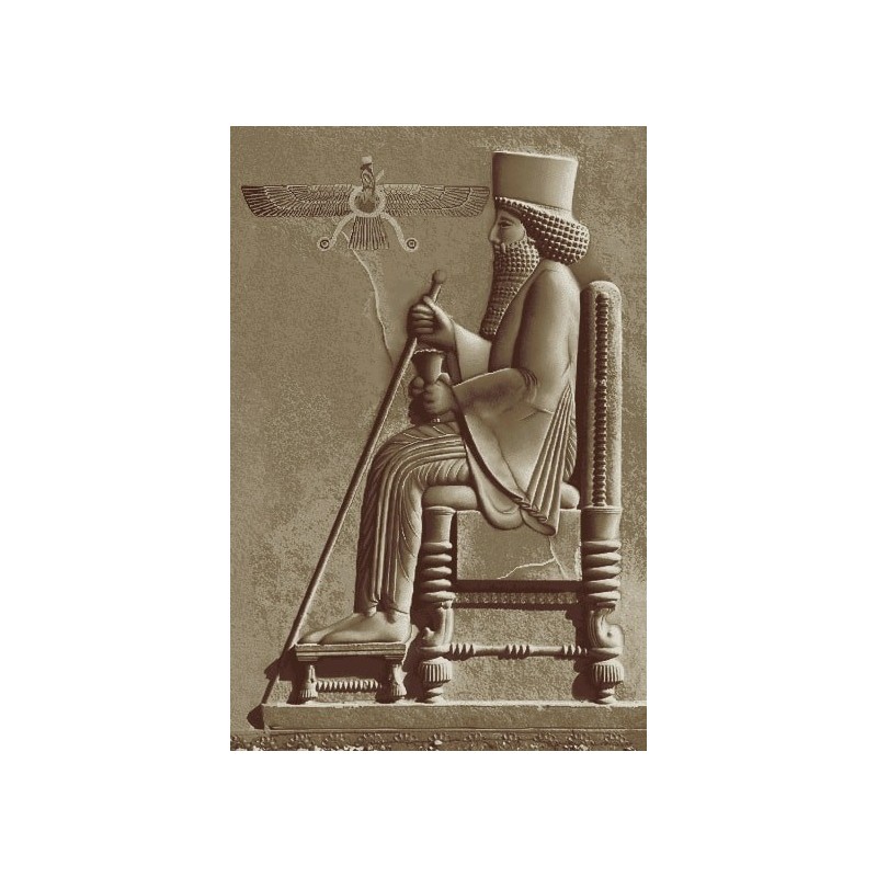 نخ و نقشه تابلو فرش ایرانی کد-16 کوروش