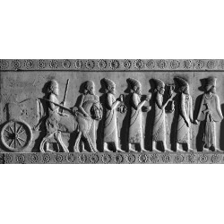 نخ و نقشه تابلو فرش ایرانی کد-17 کتیبه سربازان