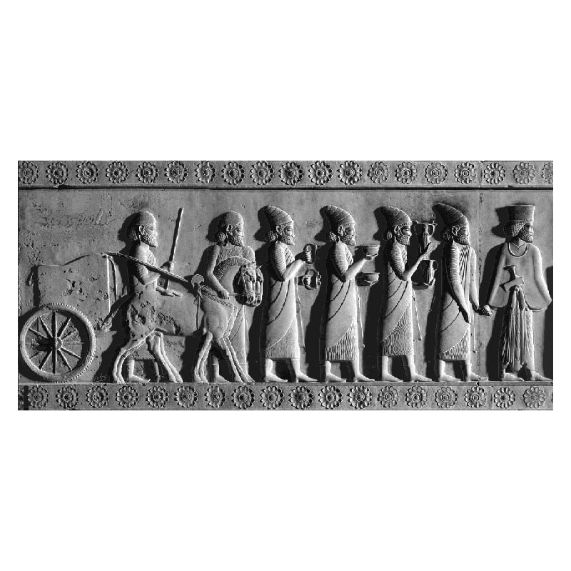 نخ و نقشه تابلو فرش ایرانی کد-17 کتیبه سربازان