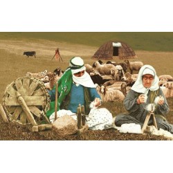 نخ و نقشه تابلو فرش ایرانی کد-34 ریسنده