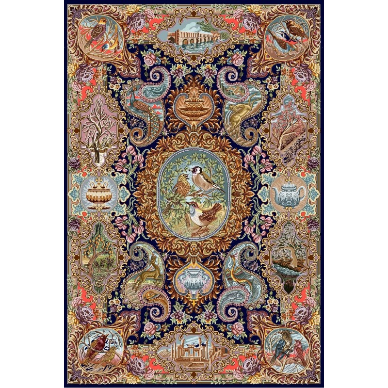 نخ و نقشه فرش کد 7