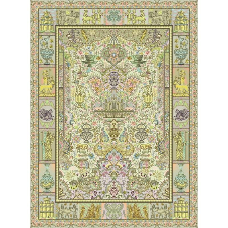 نخ و نقشه فرش کد 16