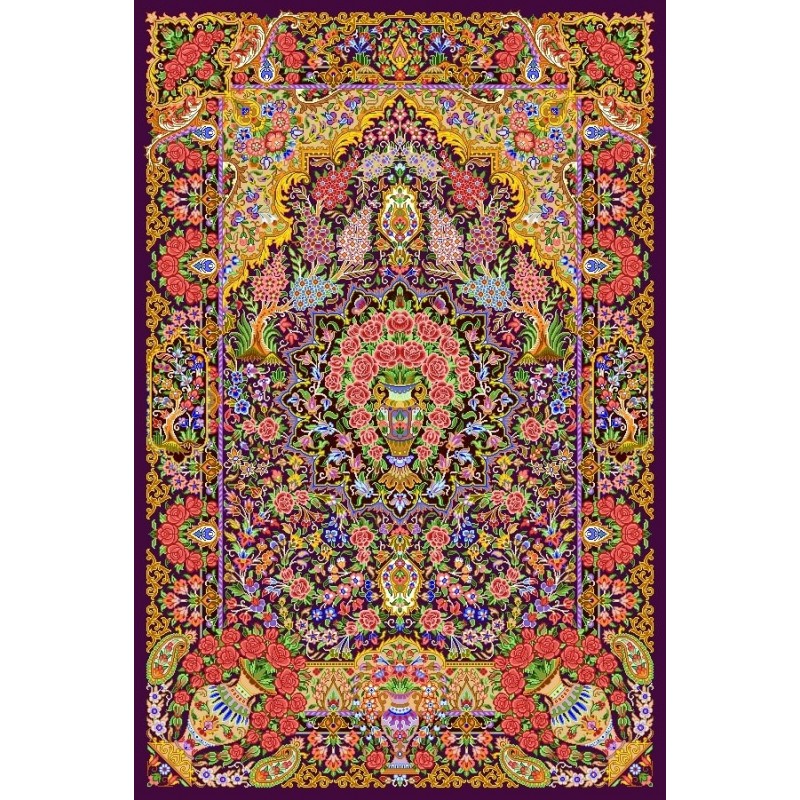 نخ و نقشه فرش کد 76