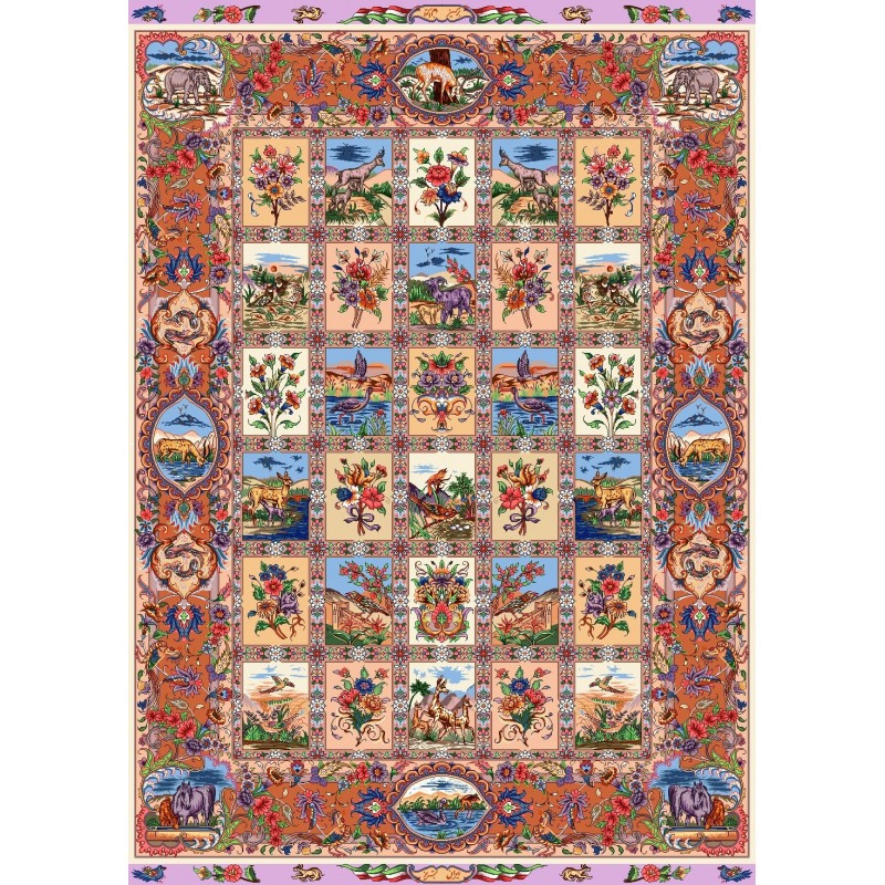 نخ و نقشه فرش کد 85