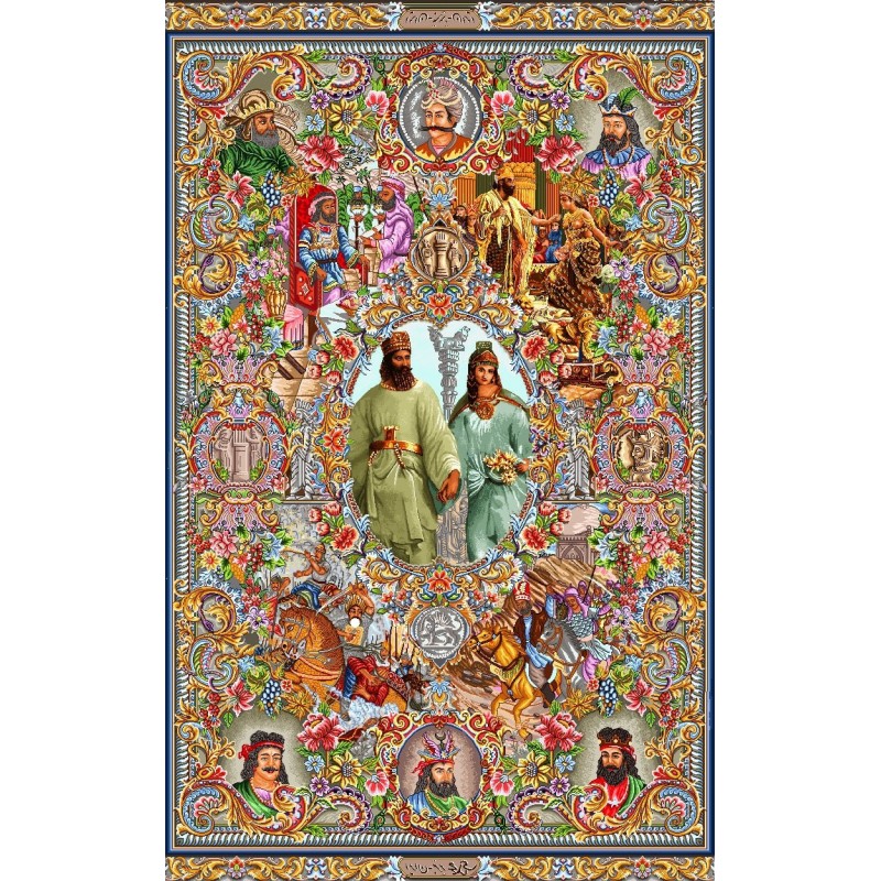 نخ و نقشه فرش کد 86