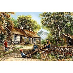 نخ و نقشه تابلو فرش  کد 47