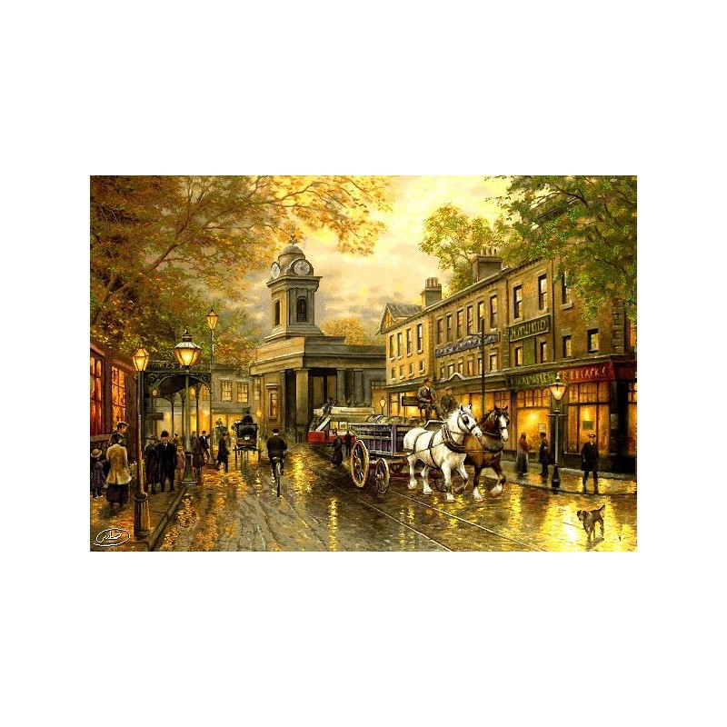 نخ و نقشه تابلو فرش طبیعت کد 54