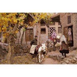 نخ و نقشه تابلو فرش طبیعت کد 57