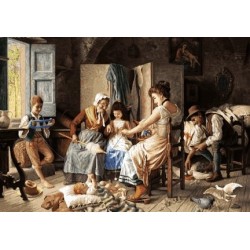 نخ و نقشه تابلو فرش فرانسوی کد 71