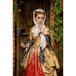 نخ و نقشه تابلو فرش فرانسوی کد 76