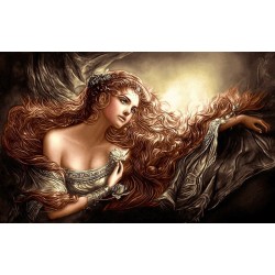 نخ و نقشه تابلو فرش فرانسوی کد 77