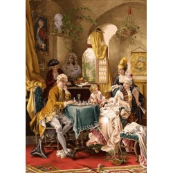 نخ و نقشه تابلو فرش فرانسوی کد 80