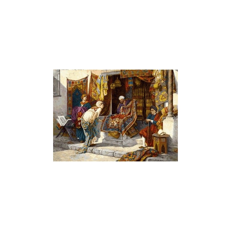 نخ و نقشه تابلو فرش فرانسوی کد 81