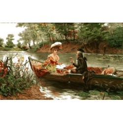 نخ و نقشه تابلو فرش فرانسوی کد 88