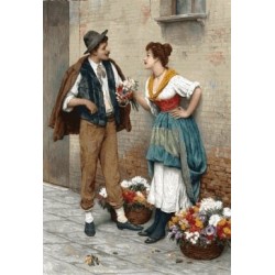 نخ و نقشه تابلو فرش فرانسوی کد 90