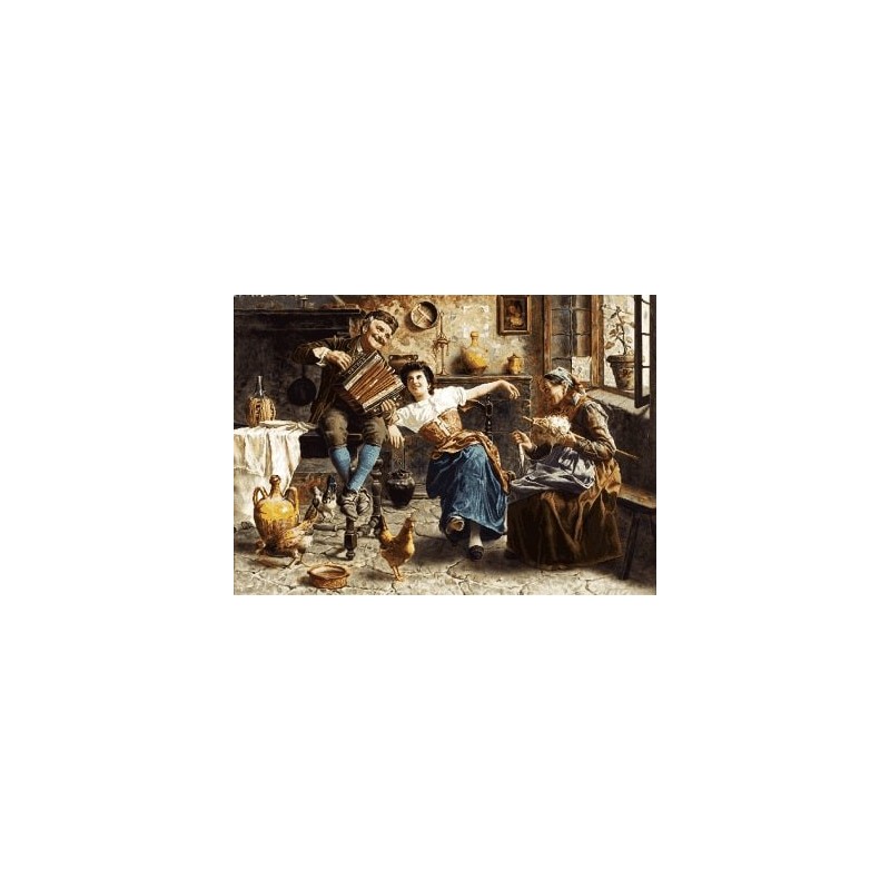 نخ و نقشه تابلو فرش فرانسوی کد 92