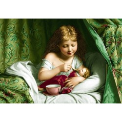 نخ و نقشه تابلو فرش فرانسوی کد 94