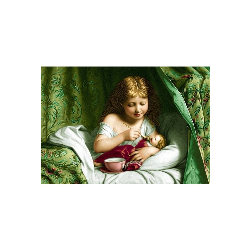 نخ و نقشه تابلو فرش فرانسوی کد 94