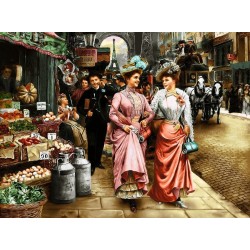 نخ و نقشه تابلو فرش فرانسوی کد 108