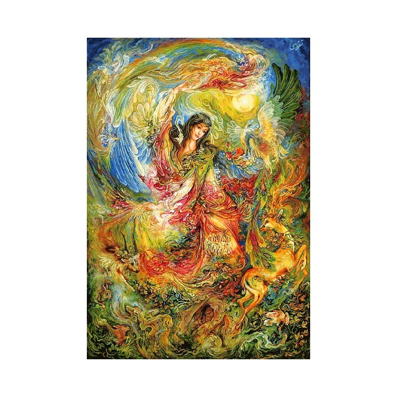 نخ و نقشه تابلو فرش مینیاتوری کد 59