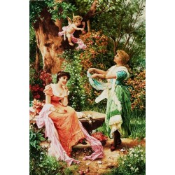 نخ و نقشه تابلو فرش فرانسوی کد 116