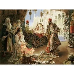 نخ و نقشه تابلو فرش فرانسوی کد 118