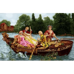 نخ و نقشه تابلو فرش فرانسوی کد 119