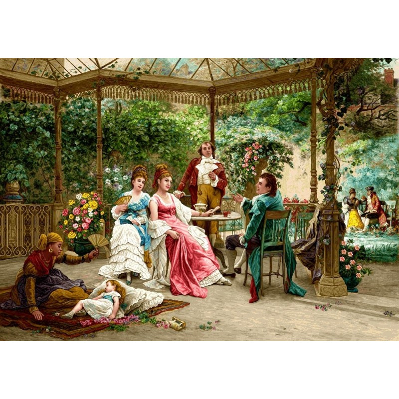 نخ و نقشه تابلو فرش فرانسوی کد 120