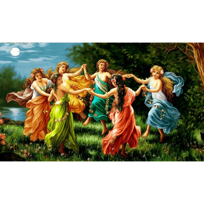 نخ و نقشه تابلو فرش فرانسوی کد 123